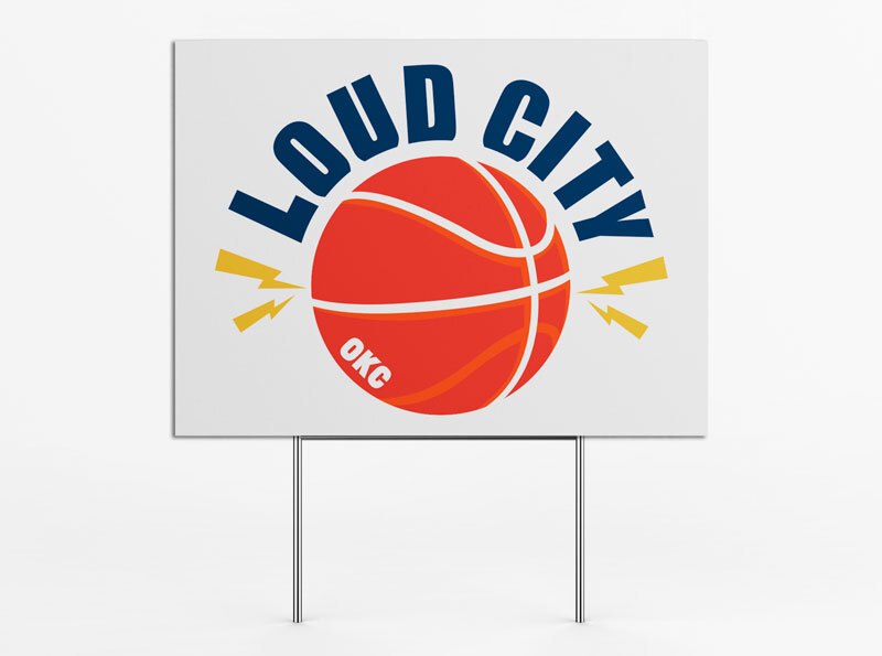 Loud City Yard Sign